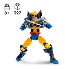 LEGO 76257 Marvel La Figurine de Wolverine, Set X-Men avec 6 Éléments de Griffes, Jouet de Construction, Collection de Super-