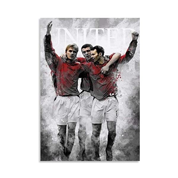 ANSNOW 1000 Pièces Jigs Puzzle Manchester United Football Player Affiche Adultes Enfants Toy Educational38 * 26Cm