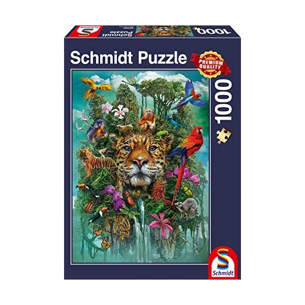 Schmidt Spiele 58960 King of The Jungle 1000pc , Multicoloured