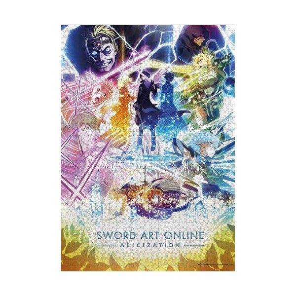 Crunchyroll Sword Art Online-War of Underworld Puzzle, 448/88948, Argent Silver 