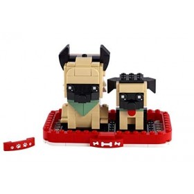 LEGO Brickheadz 40440 Ensemble Chiot et Berger Allemand