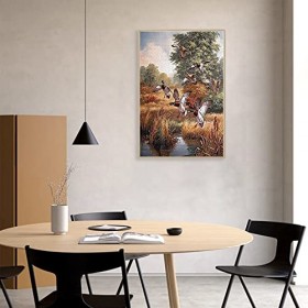 WACYDSD Puzzle Adulte 1000 Pièces Puzzle 3D Canard Colvert À La Main Bricolage Photos Art Mural Chasse Chasse Paysage De Salo