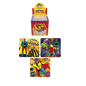 24&nbsp;pièces de puzzle super-héros pour sacs de fête