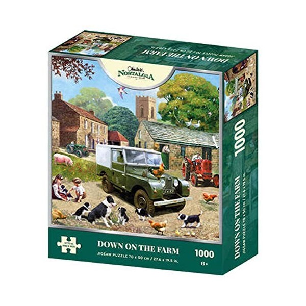 Kevin Walsh K33012 Puzzle Nostalgia Down on The Farm 1000 pièces