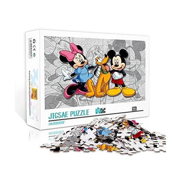 ALKOY Puzzles Pour Adultes 1000 Pièces Disney 1000 Pièces Puzzle Premium Jeu Stimulant Pour Adolescents Jouets Cadeaux Pour A