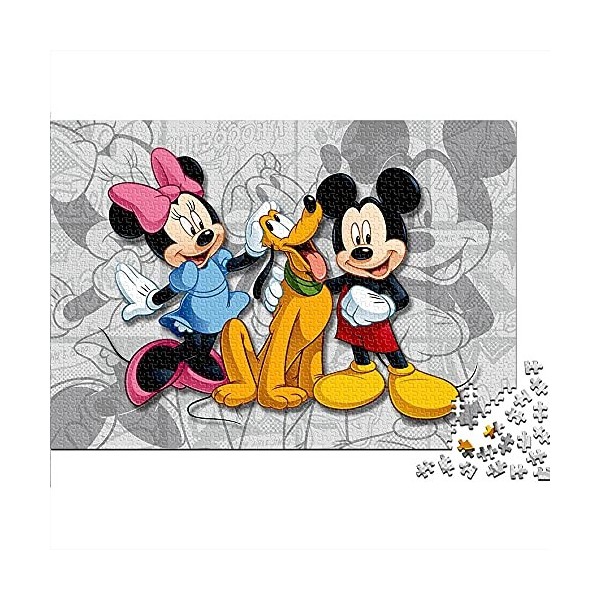 ALKOY Puzzles Pour Adultes 1000 Pièces Disney 1000 Pièces Puzzle Premium Jeu Stimulant Pour Adolescents Jouets Cadeaux Pour A