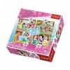 4 Puzzles Princesses - + 4 Ans - 35/48/54/70 pièces