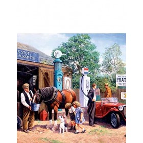 Kevin Walsh K33005 Nostalgia Taking on Fuel Puzzle 1000 pièces Multicolore