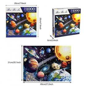 SHINROAD Lot de 1000 puzzles neuf planètes, jouets éducatifs, cadeaux pour développement intellectuel, pour adultes et enfant