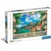 Clementoni Collection Lush Terrace on Lake-3000 Pièces-Puzzle, Divertissement pour Adultes-Fabriqué en Italie, 33553