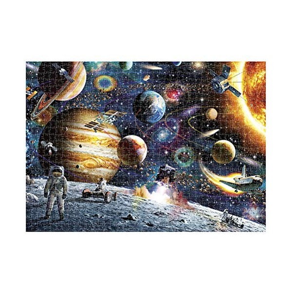 Huairdum Puzzle, Jeu de Puzzle 1000 Pièces Papier Décoratif pour Adultes pour Ornement Coloré3 