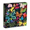 MudPuppy- Glow in Dark Puzzle/Butterflies Illuminated Casse-tête, 356664, Butterlfies