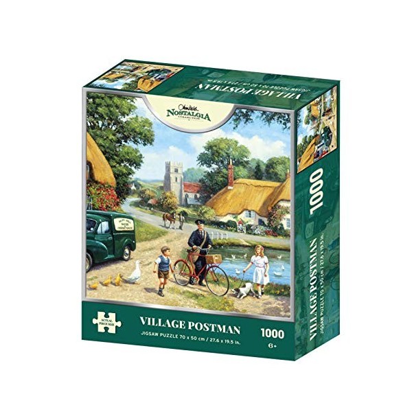 Kevin Walsh K33009 Puzzle Village Nostalgia Postman 1000 pièces Multicolore