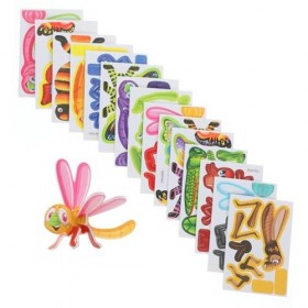 ibasenice 100 Pièces des Casse-tête Jouet Casse-tête éducatif Puzzle en Mousse Bien énigmes Jouets Conception danimaux Puzzl