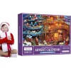 Compte à rebours jusquau puzzle de Noël, Puzzle 24 pièces 1008 pièces, cadeau pour le compte à rebours jusquà Noël, Cheminé