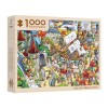 FOUNCY Puzzle de 1000 pièces pour Adultes - Scène chaleureuse de Mariage de Noël Grand - Décorations dintérieur Mignonnes, a