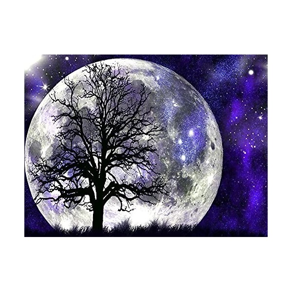 Adulte 1000 pièces puzzle paysage lune image jouet éducatif pour enfants bloc de construction puzzle A.3 500 pièces