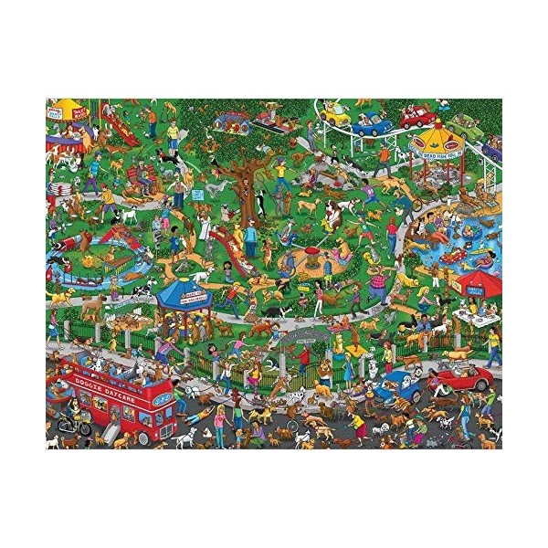 The Dog Park Puzzle 500 pièces 596 mm x 457 mm
