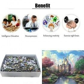 XJDMM Puzzle Adulte, 1000 Pièces De Puzzle, Protection De lenvironnement en Bois, Défi Intellectuel, Pensée Dentraînement S