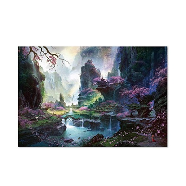 XJDMM Puzzle Adulte, 1000 Pièces De Puzzles, Puzzles en Bois, Jeux Éducatifs, Puzzles De Défi Intellectuel pour Enfants Châte