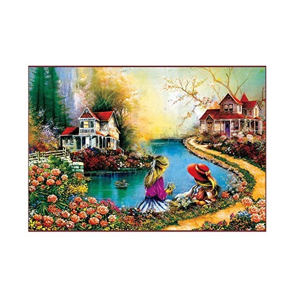 XJDMM Puzzle Adulte, 1000 Pièces De Puzzles, Puzzles en Bois, Jeux Éducatifs, Puzzles De Défi Intellectuel pour Enfants Châte