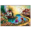 XJDMM Puzzle Adulte, 1000 Pièces De Puzzles, Puzzles en Bois, Jeux Éducatifs, Puzzles De Défi Intellectuel pour Enfants Châte