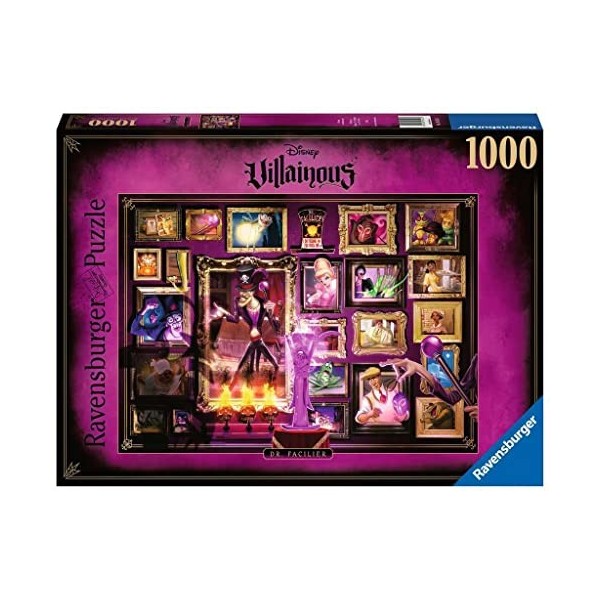 Ravensburger- Puzzle 1000 pièces-Docteur Facilier Collection Disney Villainous Adulte, 4005556165230