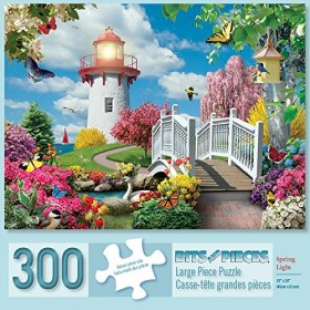 Bits and Pieces 300 pièces Jigsaw Puzzle pour Adultes Printemps Lumière 300 Pc Fleurs, Oiseaux, Animaux Jigsaw par LArtiste 