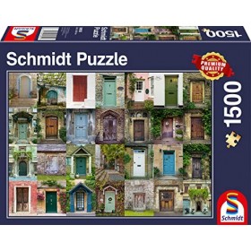Schmidt Collage of Doors 1500 Piece Jigsaw Puzzle