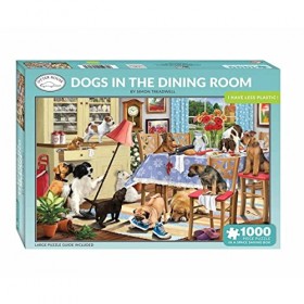 Jigsaw Rectangular - Dogs in The Dining