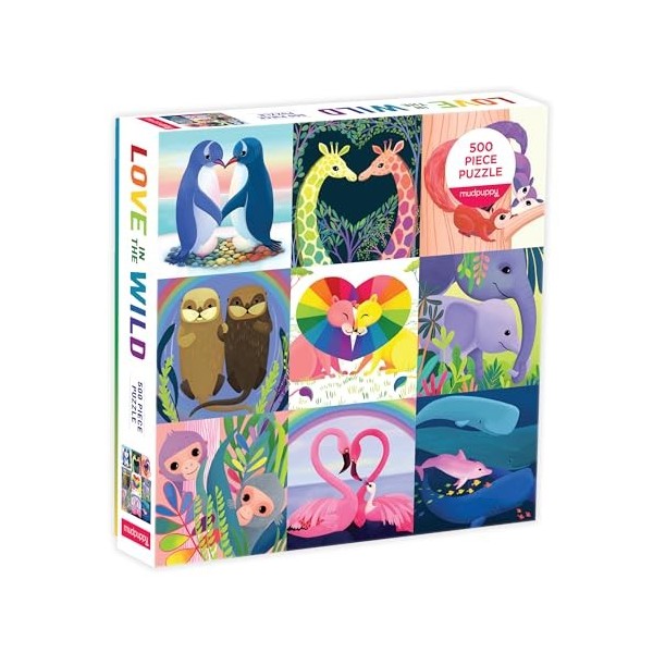 Love in The Wild 500 Piece Family Puzzle