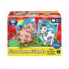 Orchard Toys First Farm Friends Jigsaw Puzzle, 12-Piece Educational Jigsaws, Two Puzzles in a Box, Perfect For Ages 2+, Devel