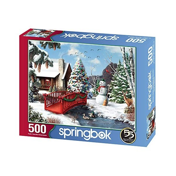 Springbok 500 Piece Jigsaw Puzzle Winters Home