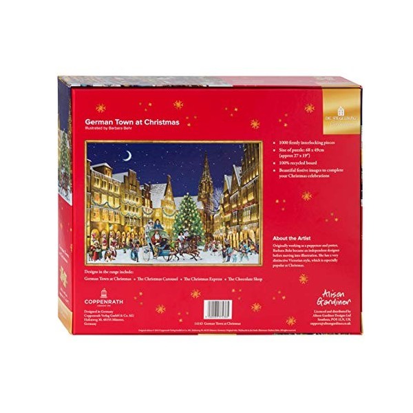 Coppenrath Jigsaw Puzzle German Town at Christmas 1000 Piece