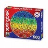 Springbok 500 Piece Round Jigsaw Puzzle Illuminated Marbles