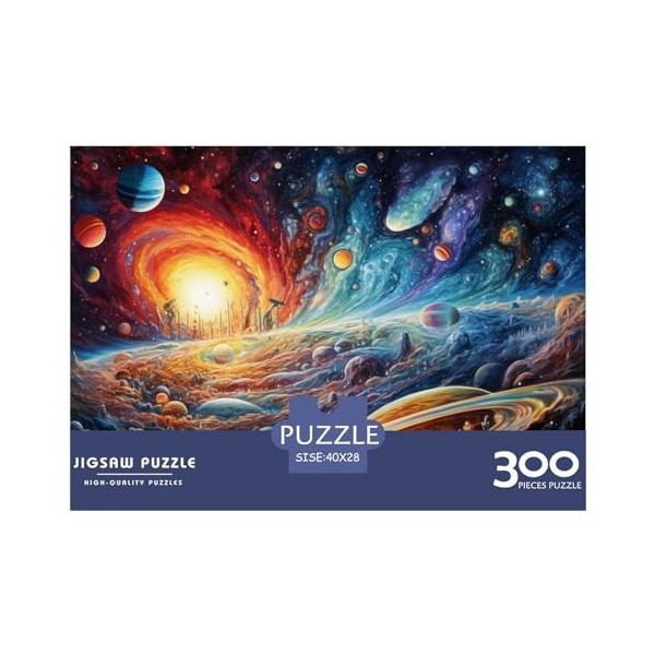 Puzzle en Bois pour Adultes, 500 pièces 52x38cm , Ciel étoilé, Jeu de Voie lactée, Cadeaux danniversaire et de Noël pour Co