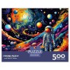 Puzzles de pièces de Ciel étoilé pour Adultes, Puzzle carré créatif de la Voie lactée pour Adultes et Enfants, Puzzles en Boi