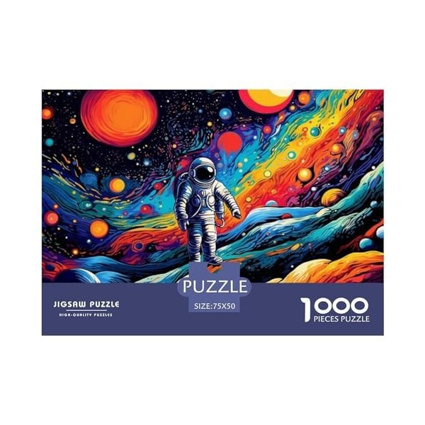 Puzzles de pièces de Ciel étoilé pour Adultes, Puzzle carré créatif de la Voie lactée pour Adultes et Enfants, Puzzles en Boi