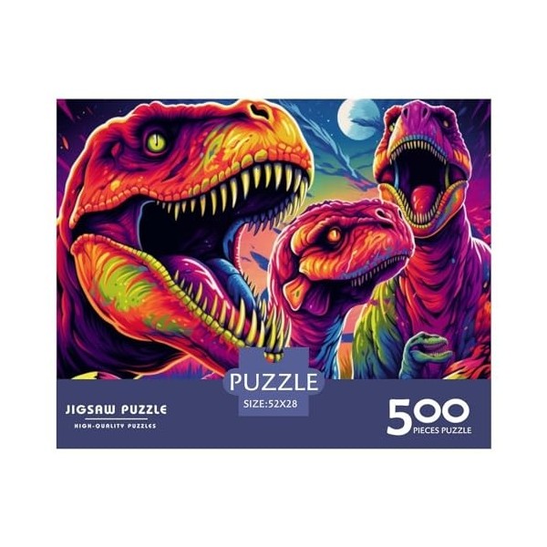 Puzzle Pièces De Dinosaures Tyrannosaure Rex Puzzle Adultes Et Adolescents Puzzles Difficulté Puzzle Puzzle en Bois Jeu Éduca