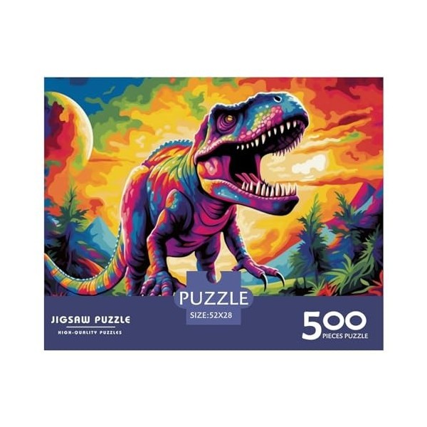 Puzzle Pièces De Dinosaures Tyrannosaure Rex Puzzle Adultes Et Adolescents Puzzles Difficulté Puzzle Puzzle en Bois Jeu Éduca