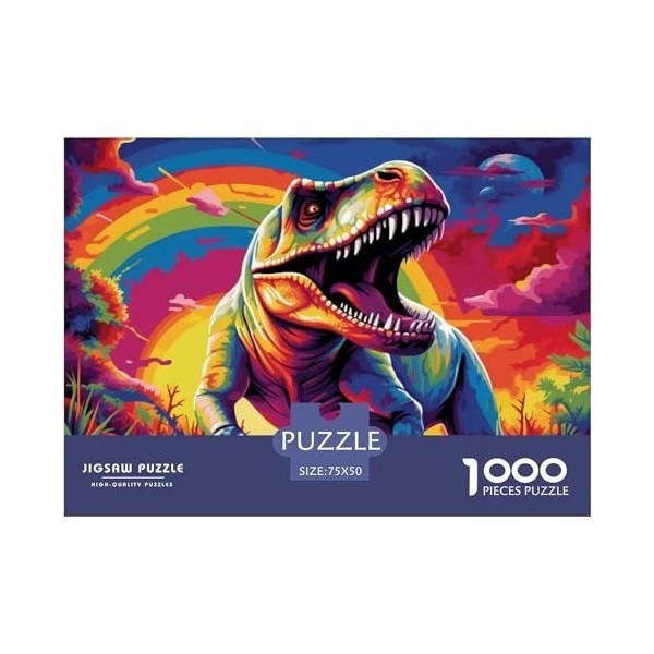 Puzzle Pièces De Dinosaures Tyrannosaure Rex Puzzle Adultes Et Adolescents Puzzles Difficulté Puzzle Puzzle en Bois Jeu Éduca