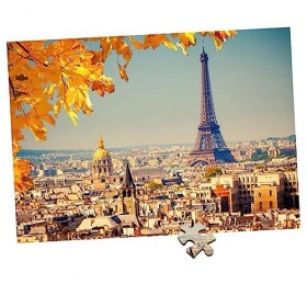 Gogogmee 1 pièce Peinture à lhuile Puzzle Intelligence Jeu Tour Building Puzzle 1000 pièces Puzzle éducatif Art Puzzles pour