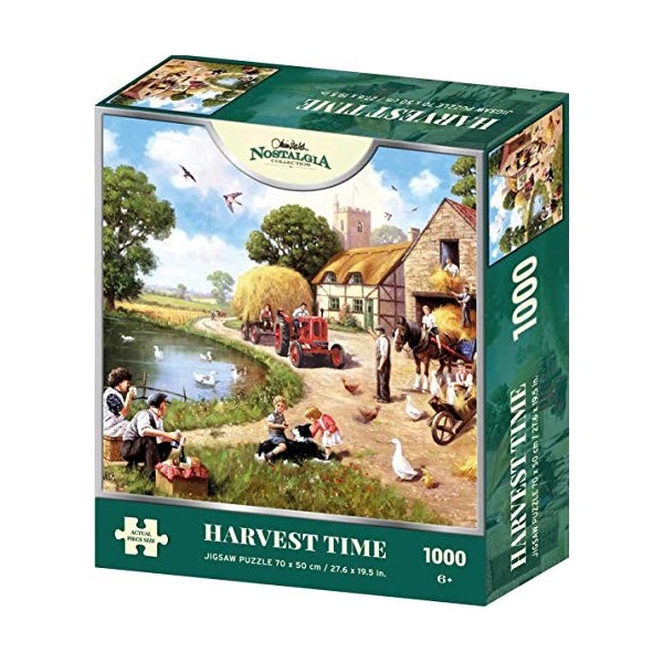 Kevin Walsh K33007 Nostalgia Harvest Time Puzzle 1000 pièces Multicolore