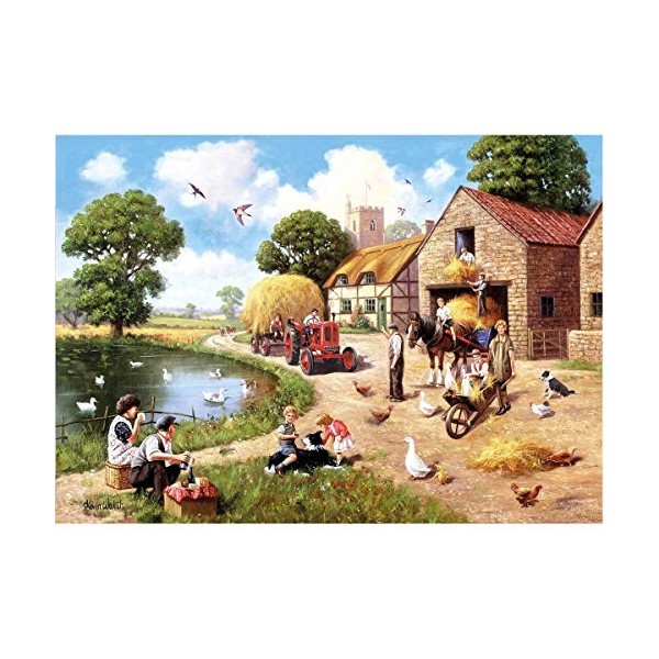 Kevin Walsh K33007 Nostalgia Harvest Time Puzzle 1000 pièces Multicolore