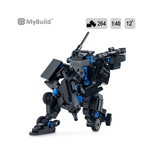 MyBuild Mecha Frame Armed Forces Stryker Mech Toy Ensemble de Briques de Construction et Cadeau pour Adultes et Enfants de 12