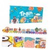 ibasenice 1 Pc Puzzle De Train Numérique Panneau Perforé Jouet pour Animaux Jouet De Puzzle Intéressant Jouets dapprentissag