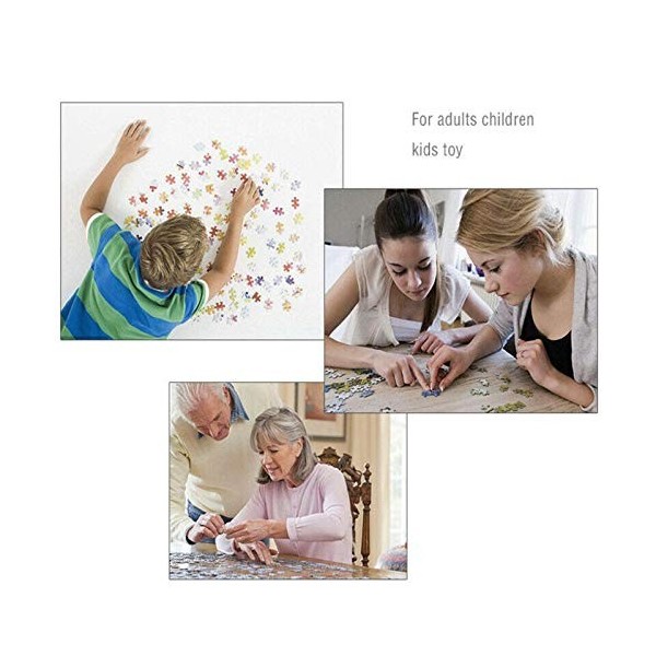 Fottrell Puzzle pour Adulte de 1000 Pièces Carton Blanc Jeu de Famille 27.56 * 19.68in 