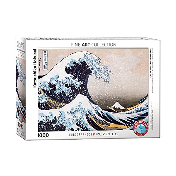 Puzzle Eurographics La Grande Vague de Kanagawa par Katsushika Hokusai 1000 pièces 