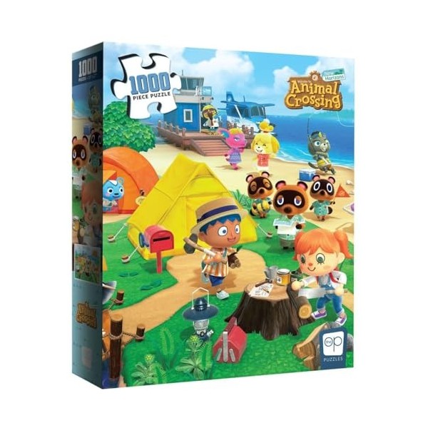 USAopoly- Animal Crossing Puzzle, PZ005-732-002100-06, Multicolor