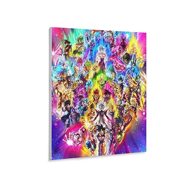 Puzzle 1000 Pièces Anime Dragon Ball Z Affiches Papier Jouets pour Adultes Jeu De Décompression（38x26cm-z17p